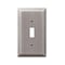 Amerelle Wall Plate, Number of Gangs: 1 Steel, Antique Nickel Finish, Metallic 163TAN - alternate 1